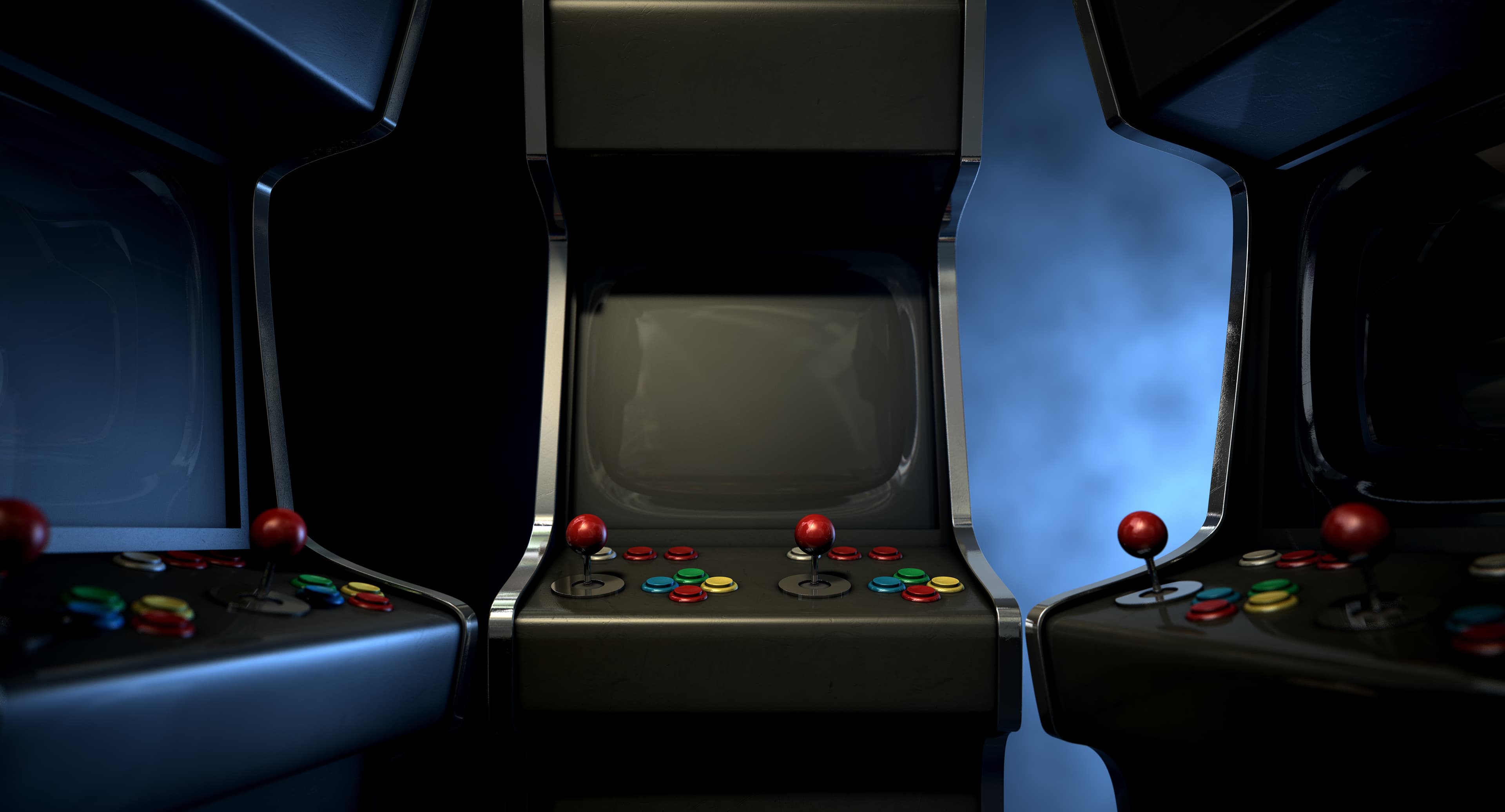 Player using a game controller